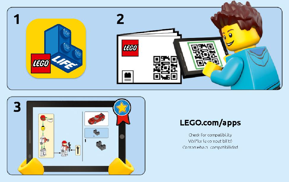 Ferrari F40 Competizione 75890 LEGO information LEGO instructions 3 page