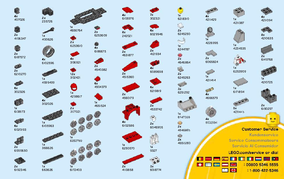 Ferrari F40 Competizione 75890 LEGO information LEGO instructions 55 page