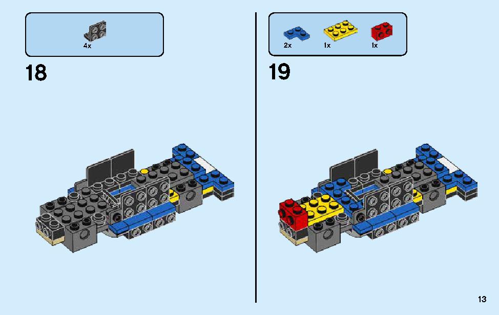 Chevrolet Camaro ZL1 Race Car 75891 LEGO information LEGO instructions 13 page