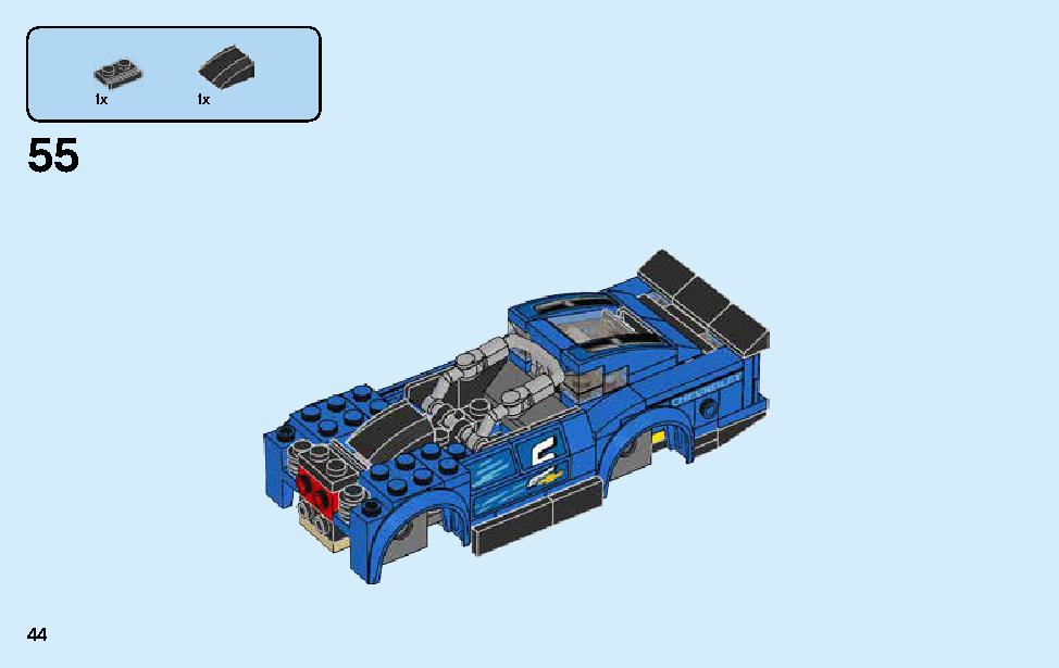 Chevrolet Camaro ZL1 Race Car 75891 LEGO information LEGO instructions 44 page