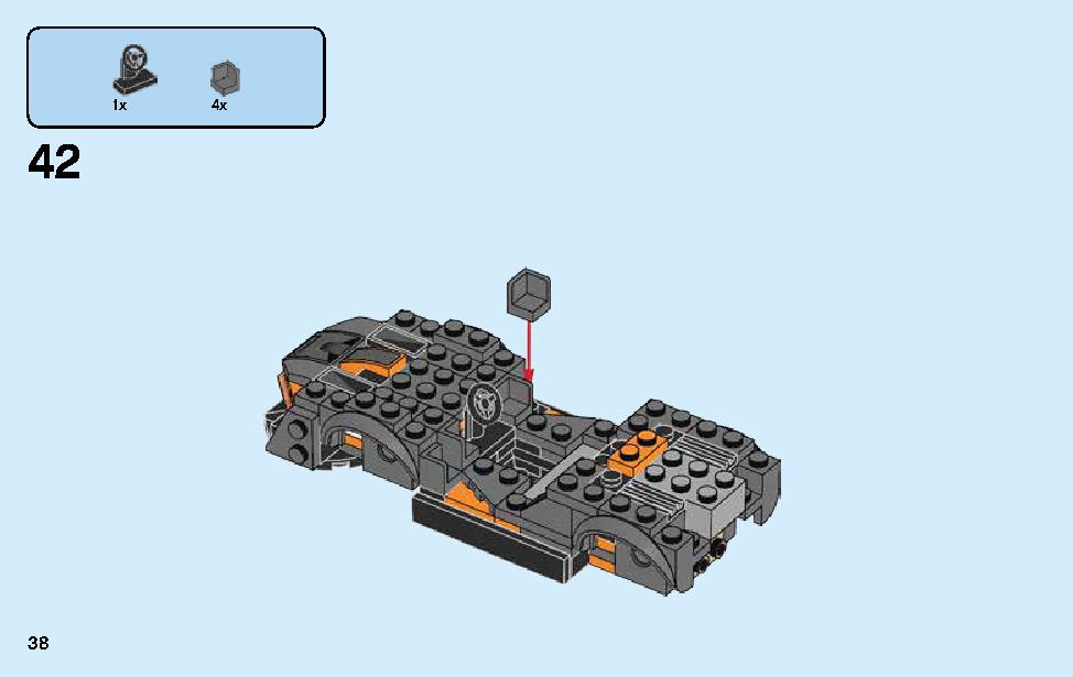 McLaren Senna 75892 LEGO information LEGO instructions 38 page