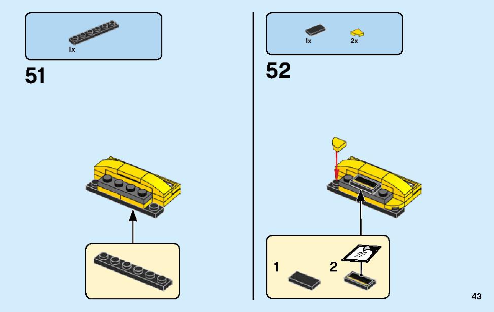2018 Dodge Challenger SRT Demon and 1970 Dodge Charger R/T 75893 LEGO information LEGO instructions 43 page