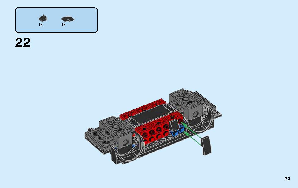 2018 Dodge Challenger SRT Demon and 1970 Dodge Charger R/T 75893 LEGO information LEGO instructions 23 page