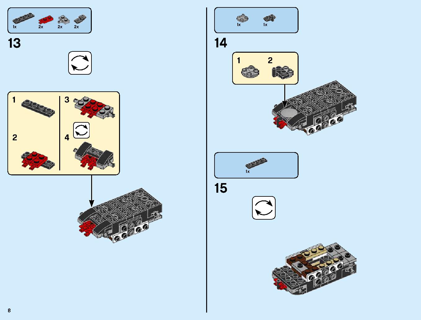 1967 ミニクーパー S ラリーと 2018 ミニ・ジョン・クーパー・ワークス・バギー 75894 レゴの商品情報 レゴの説明書・組立方法 8 page