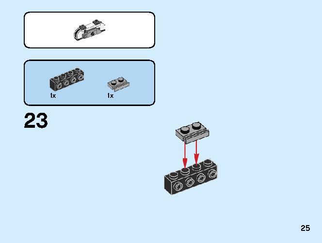 1974 Porsche 911 Turbo 3.0 75895 LEGO information LEGO instructions 25 page
