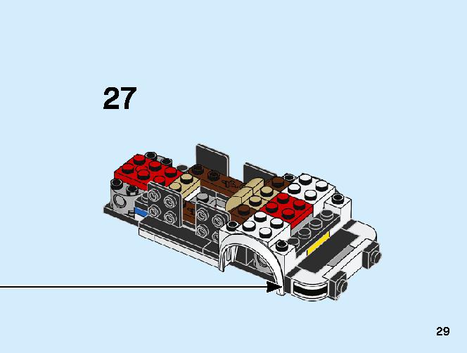 1974 포르쉐 911 터보 3.0 75895 레고 세트 제품정보 레고 조립설명서 29 page
