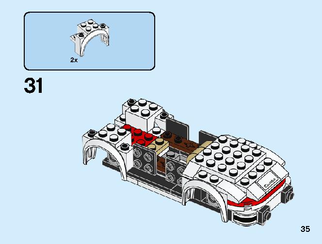 1974 Porsche 911 Turbo 3.0 75895 LEGO information LEGO instructions 35 page