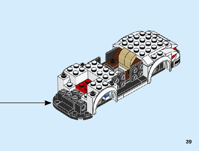 1974 Porsche 911 Turbo 3.0 75895 LEGO information LEGO instructions 39 page
