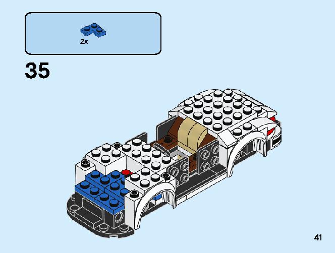 1974 Porsche 911 Turbo 3.0 75895 LEGO information LEGO instructions 41 page