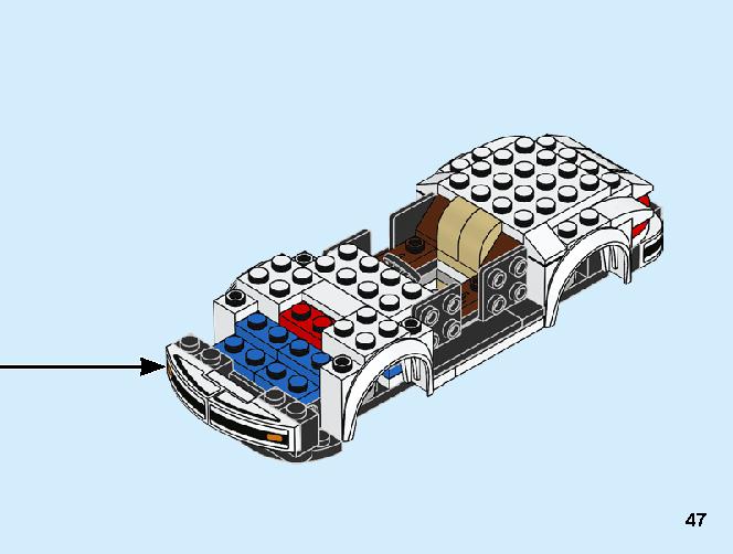 1974 Porsche 911 Turbo 3.0 75895 レゴの商品情報 レゴの説明書・組立方法 47 page