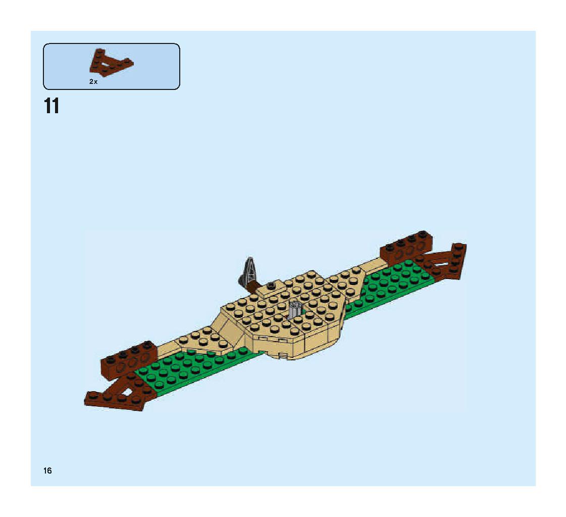 ハンガリー・ホーンテールの3大魔法のチャレンジ 75946 レゴの商品情報 レゴの説明書・組立方法 16 page