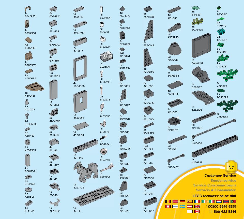 ハグリッドの小屋：バックビークの救出 75947 レゴの商品情報 レゴの説明書・組立方法 119 page