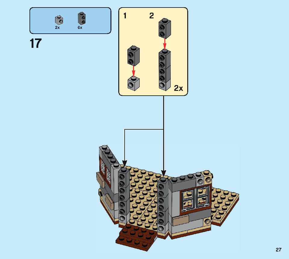 Hagrid's Hut: Buckbeak's Rescue 75947 LEGO information LEGO instructions 27 page