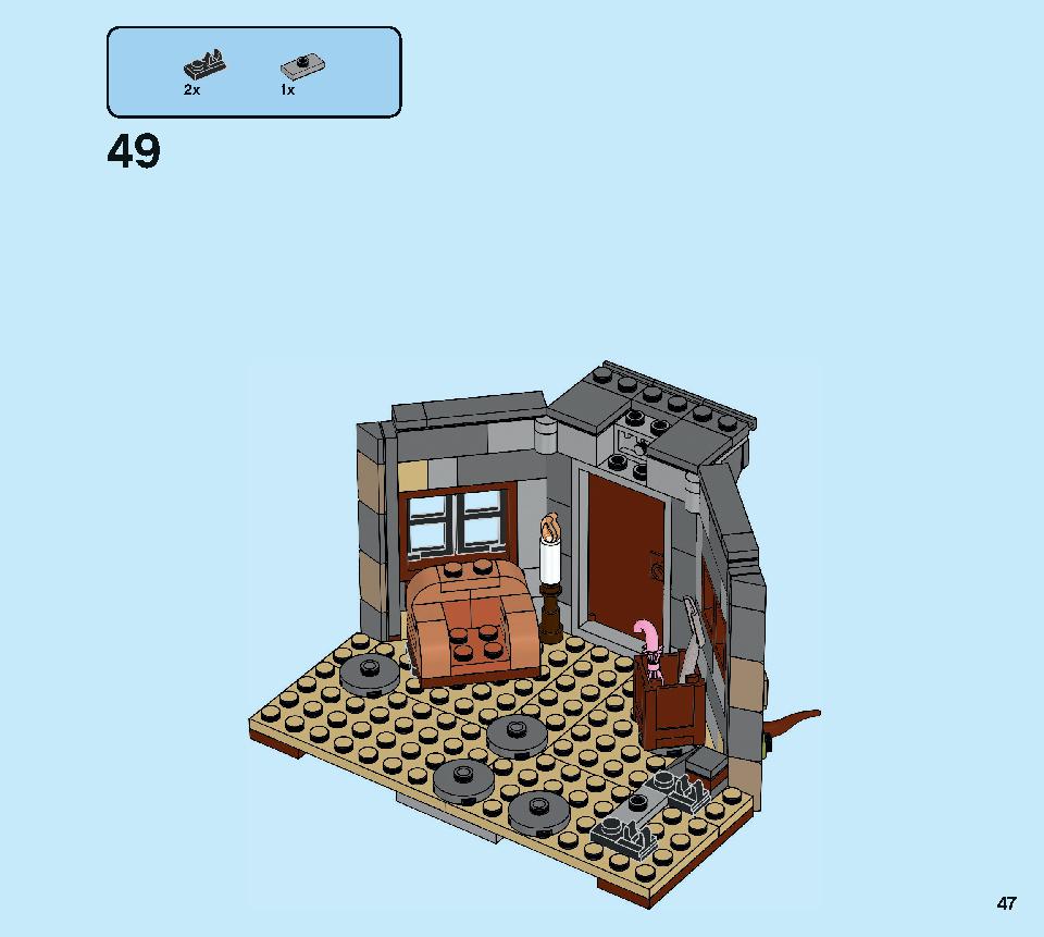 Hagrid's Hut: Buckbeak's Rescue 75947 LEGO information LEGO instructions 47 page