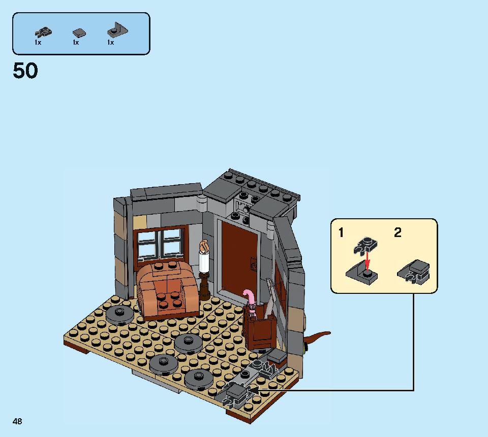 ハグリッドの小屋：バックビークの救出 75947 レゴの商品情報 レゴの説明書・組立方法 48 page