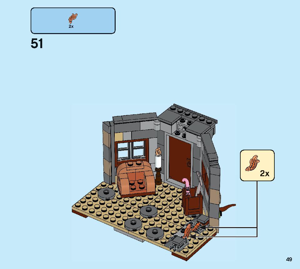 Hagrid's Hut: Buckbeak's Rescue 75947 LEGO information LEGO instructions 49 page