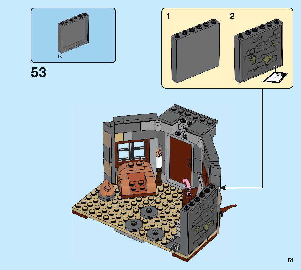 ハグリッドの小屋：バックビークの救出 75947 レゴの商品情報 レゴの説明書・組立方法 51 page