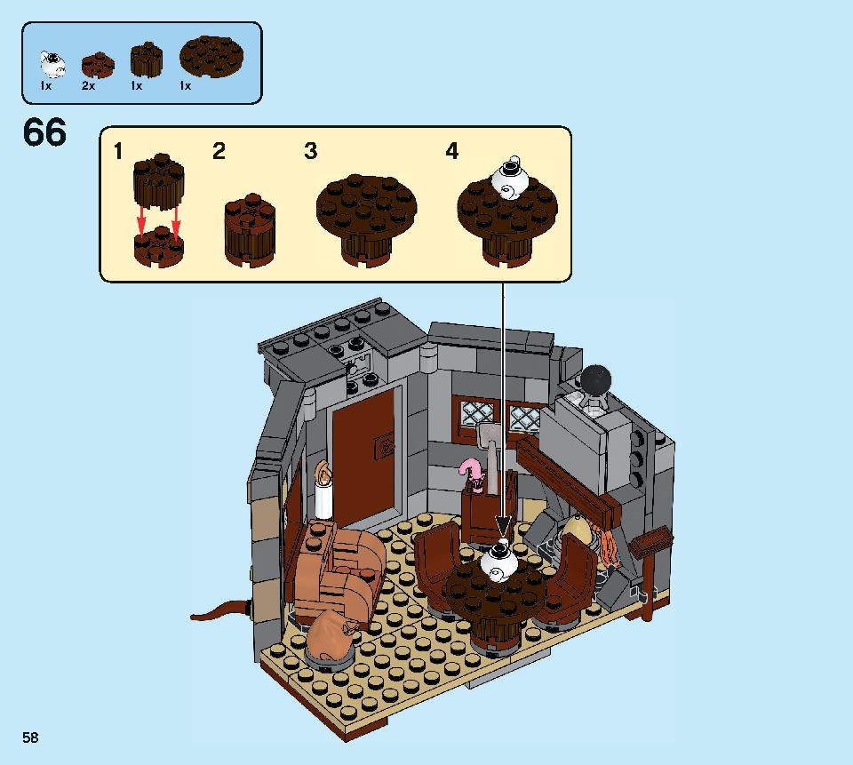 Hagrid's Hut: Buckbeak's Rescue 75947 LEGO information LEGO instructions 58 page