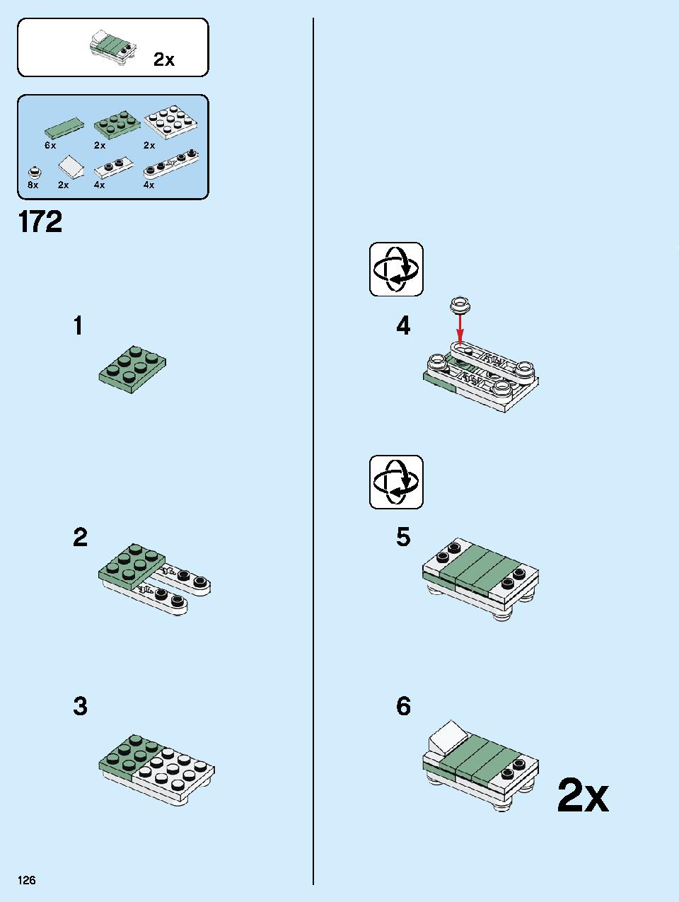 ホグワーツの時計塔 75948 レゴの商品情報 レゴの説明書・組立方法 126 page