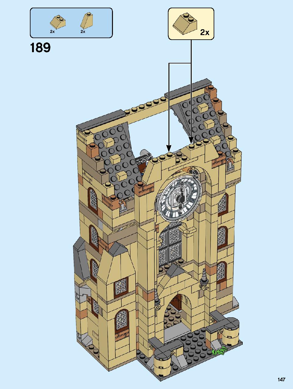 해리포터 호그와트™ 시계 타워 75948 레고 세트 제품정보 레고 조립설명서 147 page