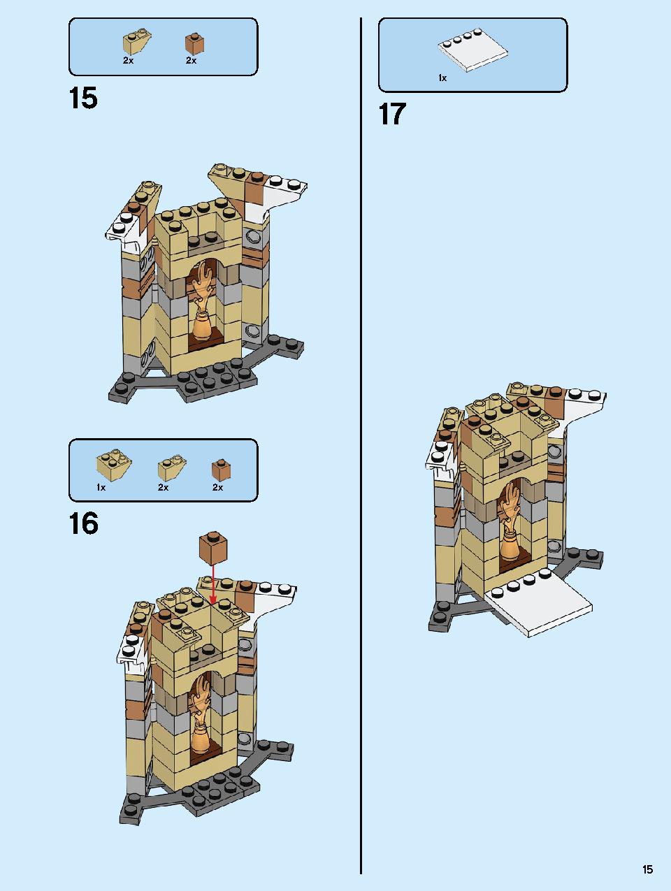ホグワーツの時計塔 75948 レゴの商品情報 レゴの説明書・組立方法 15 page