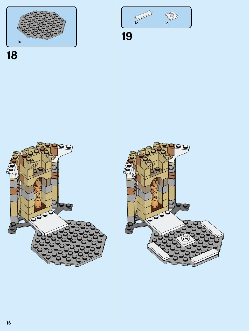Hogwarts Clock Tower 75948 LEGO information LEGO instructions 16 page