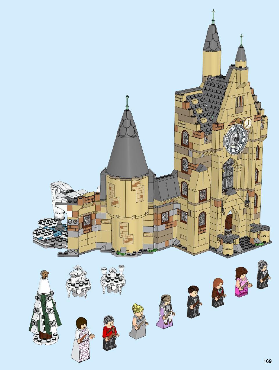 Hogwarts Clock Tower 75948 LEGO information LEGO instructions 169 page