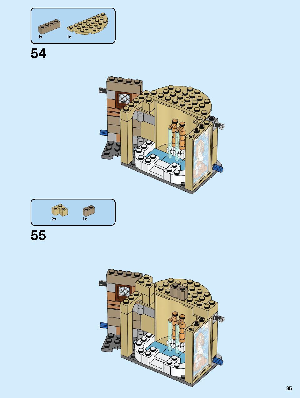 Hogwarts Clock Tower 75948 LEGO information LEGO instructions 35 page