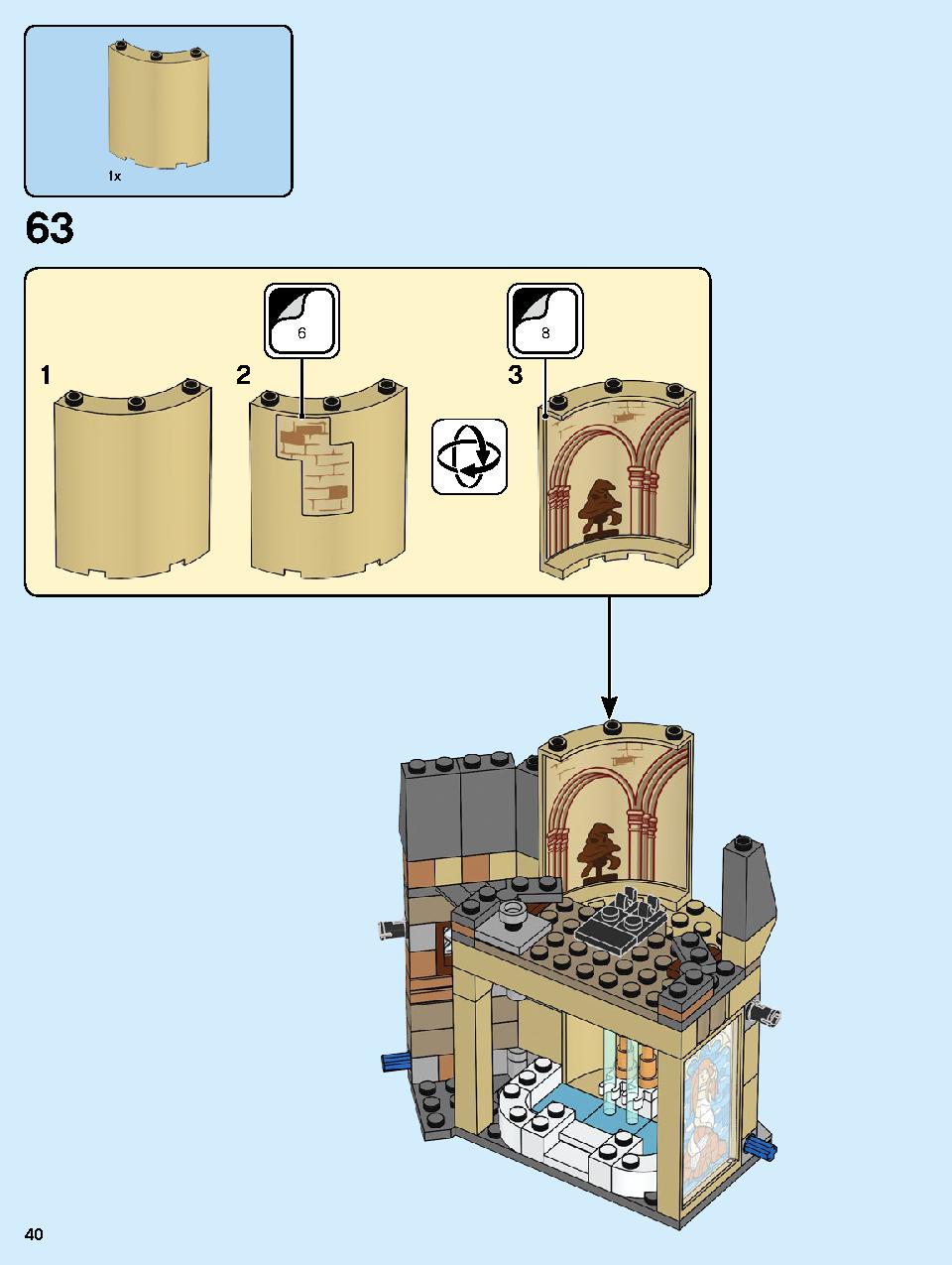 Hogwarts Clock Tower 75948 LEGO information LEGO instructions 40 page