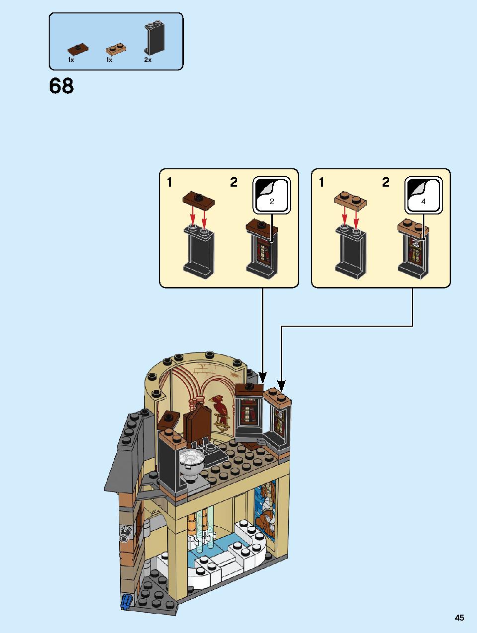 Hogwarts Clock Tower 75948 LEGO information LEGO instructions 45 page