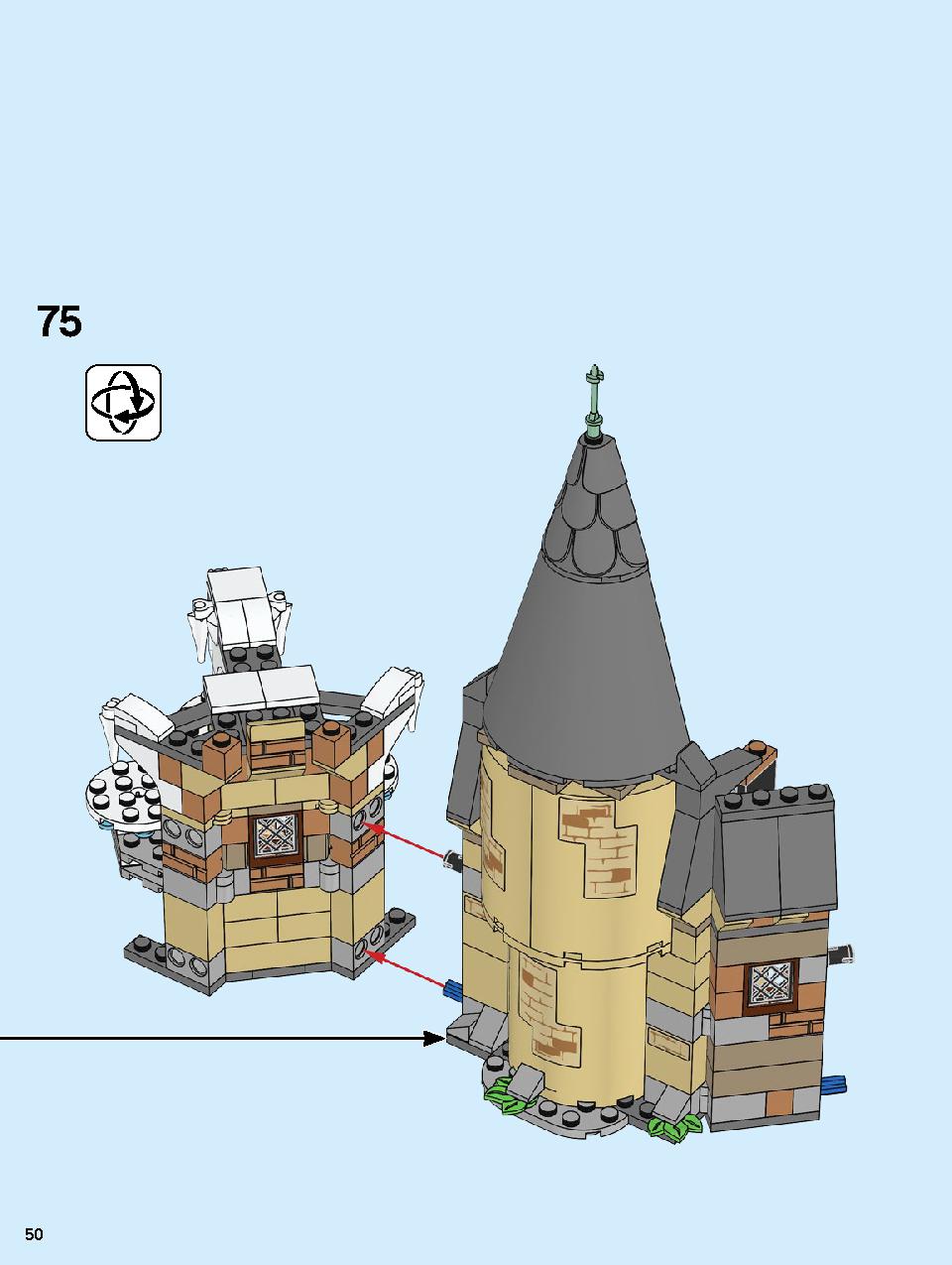 Hogwarts Clock Tower 75948 LEGO information LEGO instructions 50 page