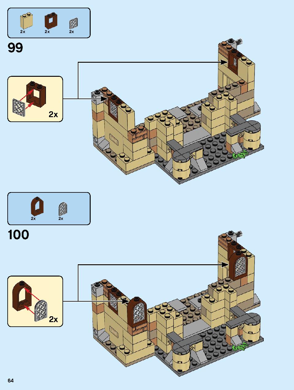 Hogwarts Clock Tower 75948 LEGO information LEGO instructions 64 page