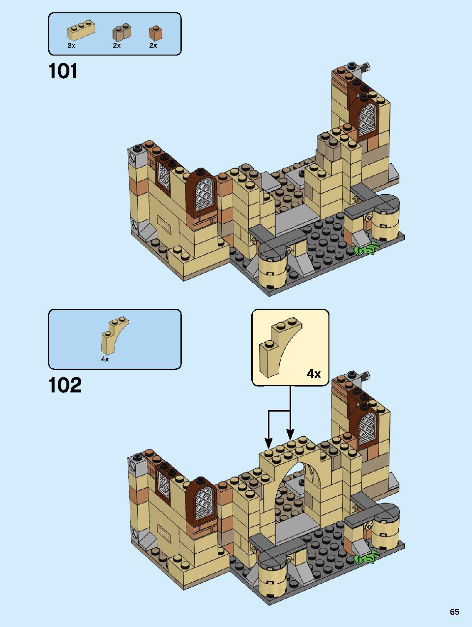 ホグワーツの時計塔 75948 レゴの商品情報 レゴの説明書・組立方法 65 page