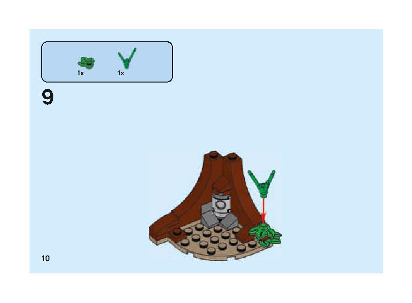 Aragog's Lair 75950 LEGO information LEGO instructions 10 page
