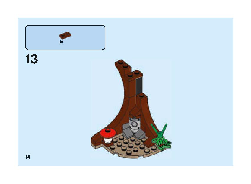 Aragog's Lair 75950 LEGO information LEGO instructions 14 page