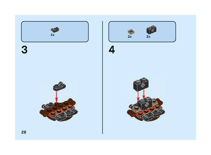 Aragog's Lair 75950 LEGO information LEGO instructions 28 page