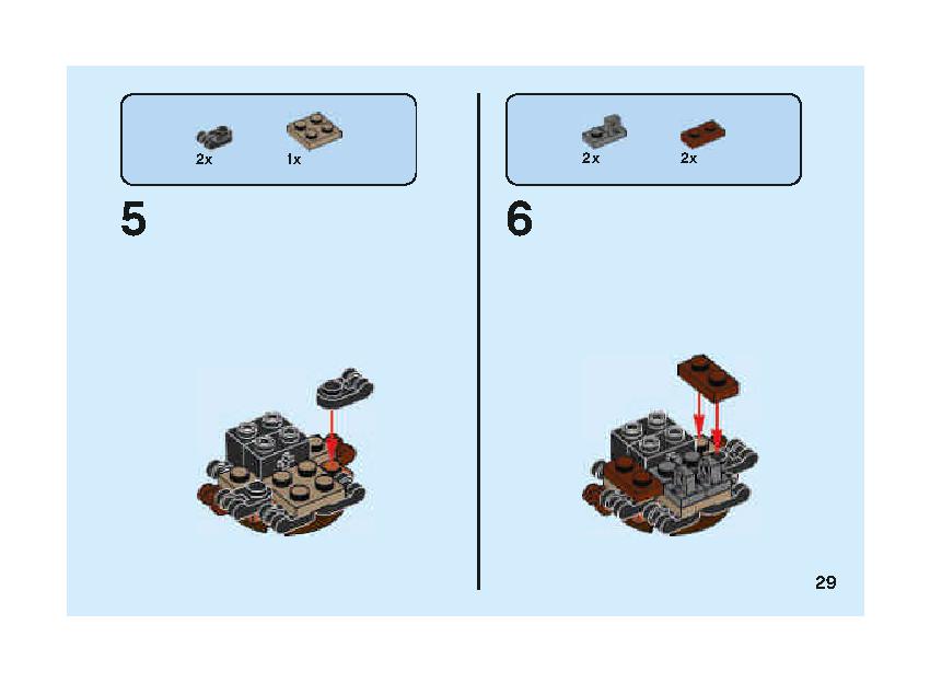 Aragog's Lair 75950 LEGO information LEGO instructions 29 page