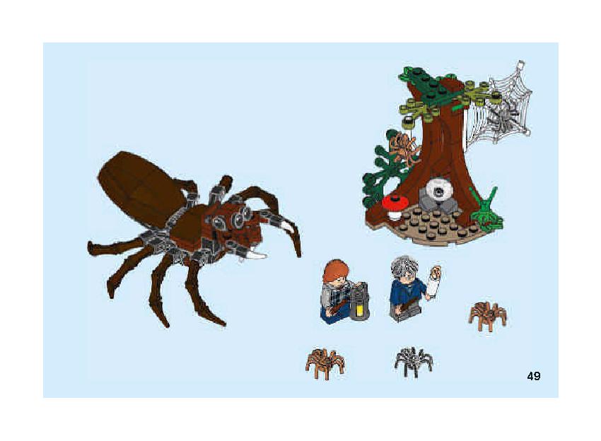 Aragog's Lair 75950 LEGO information LEGO instructions 49 page