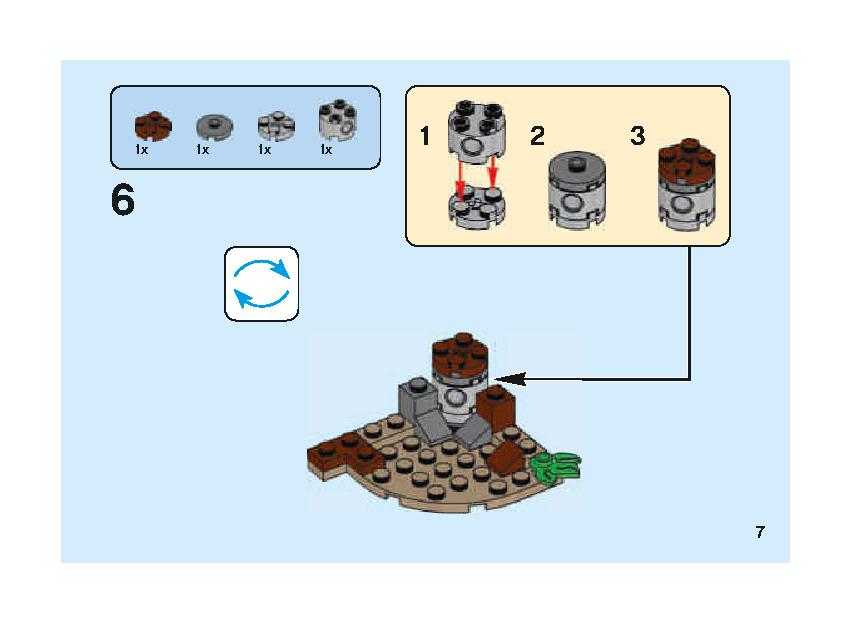 Aragog's Lair 75950 LEGO information LEGO instructions 7 page