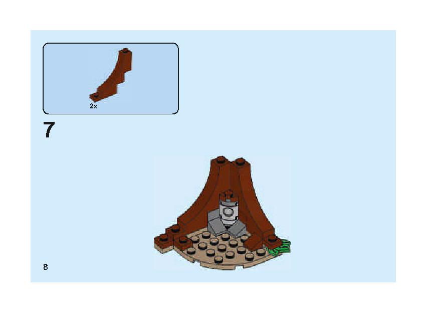 Aragog's Lair 75950 LEGO information LEGO instructions 8 page