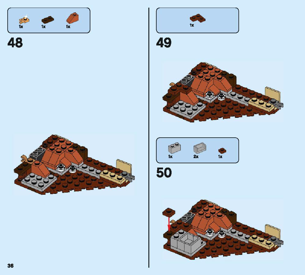 ニュートの魔法動物アドベンチャー 75952 レゴの商品情報 レゴの説明書・組立方法 36 page