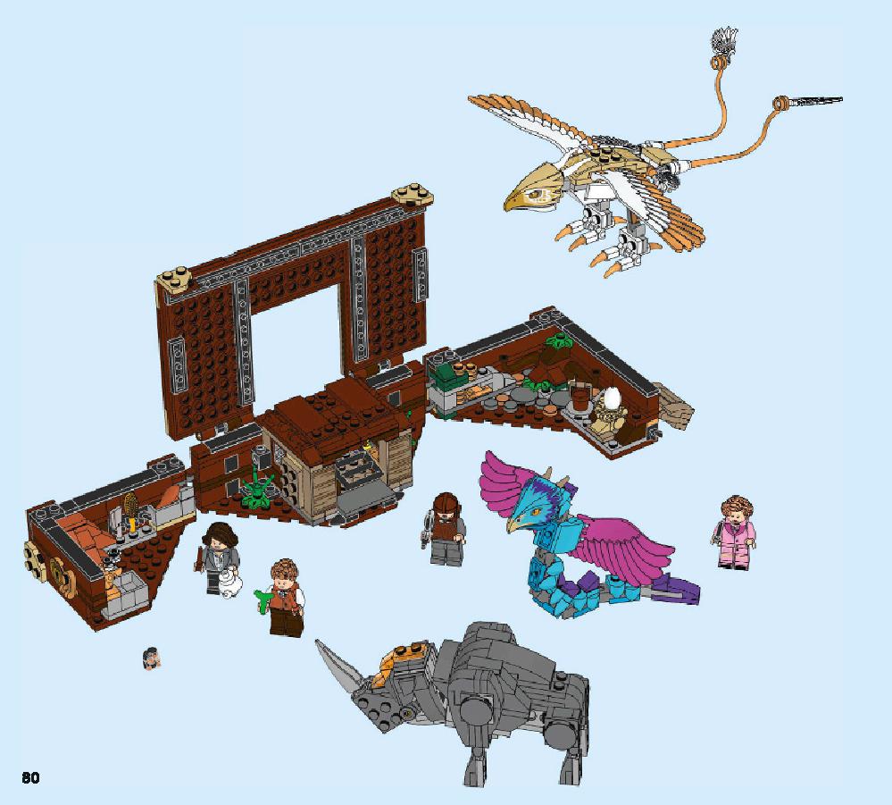 ニュートの魔法動物アドベンチャー 75952 レゴの商品情報 レゴの説明書・組立方法 80 page