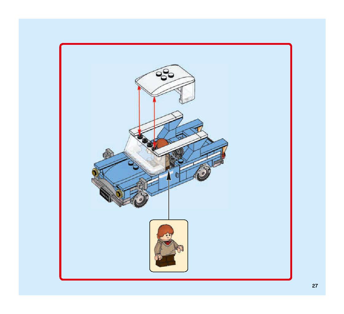 空飛ぶフォード・アングリア 75953 レゴの商品情報 レゴの説明書・組立方法 27 page