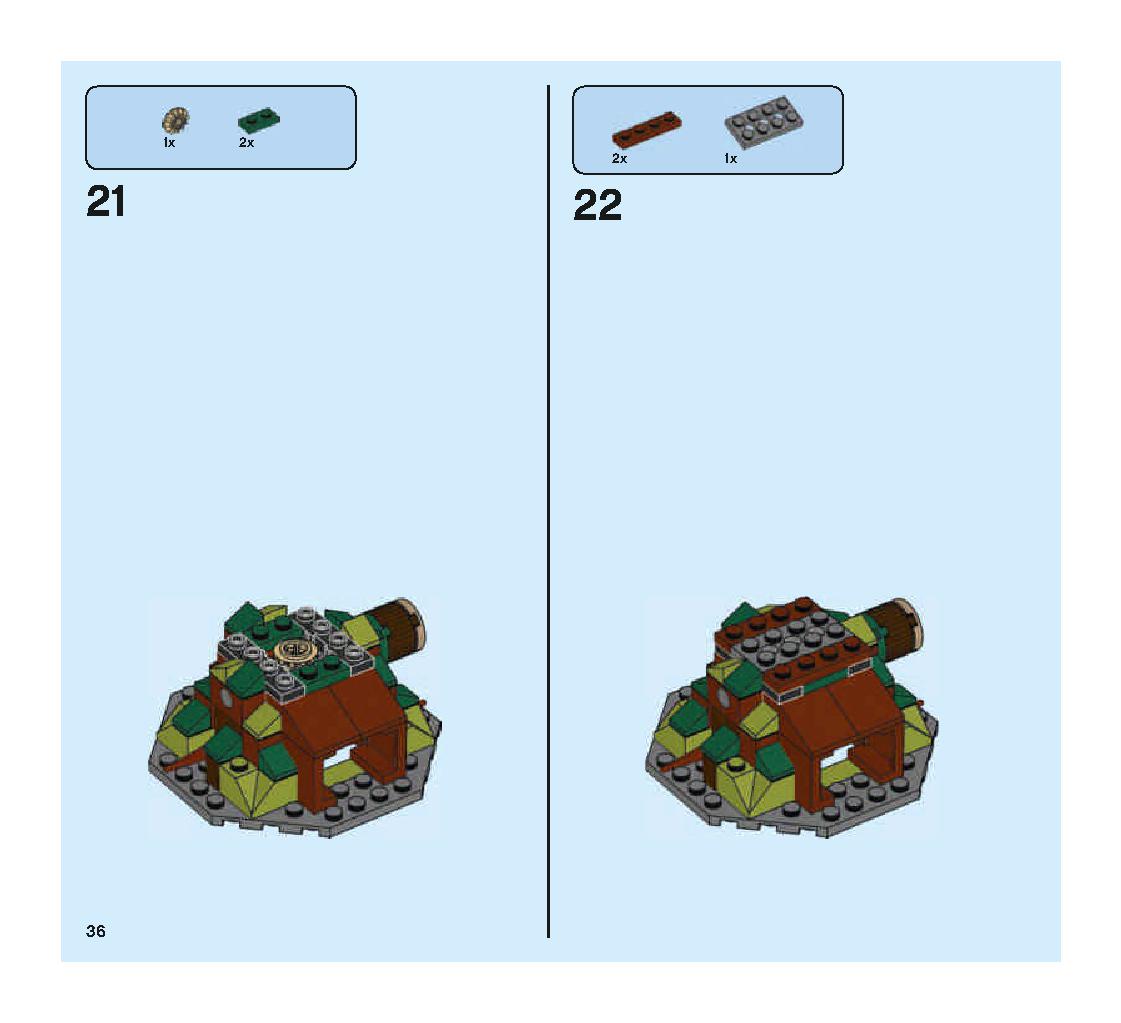 Hogwarts Whomping Willow 75953 LEGO information LEGO instructions 36 page