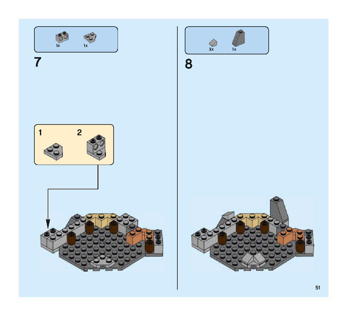 空飛ぶフォード・アングリア 75953 レゴの商品情報 レゴの説明書・組立方法 51 page