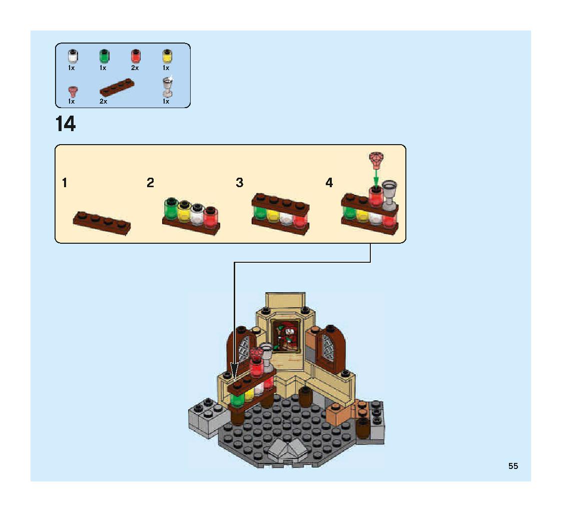 空飛ぶフォード・アングリア 75953 レゴの商品情報 レゴの説明書・組立方法 55 page