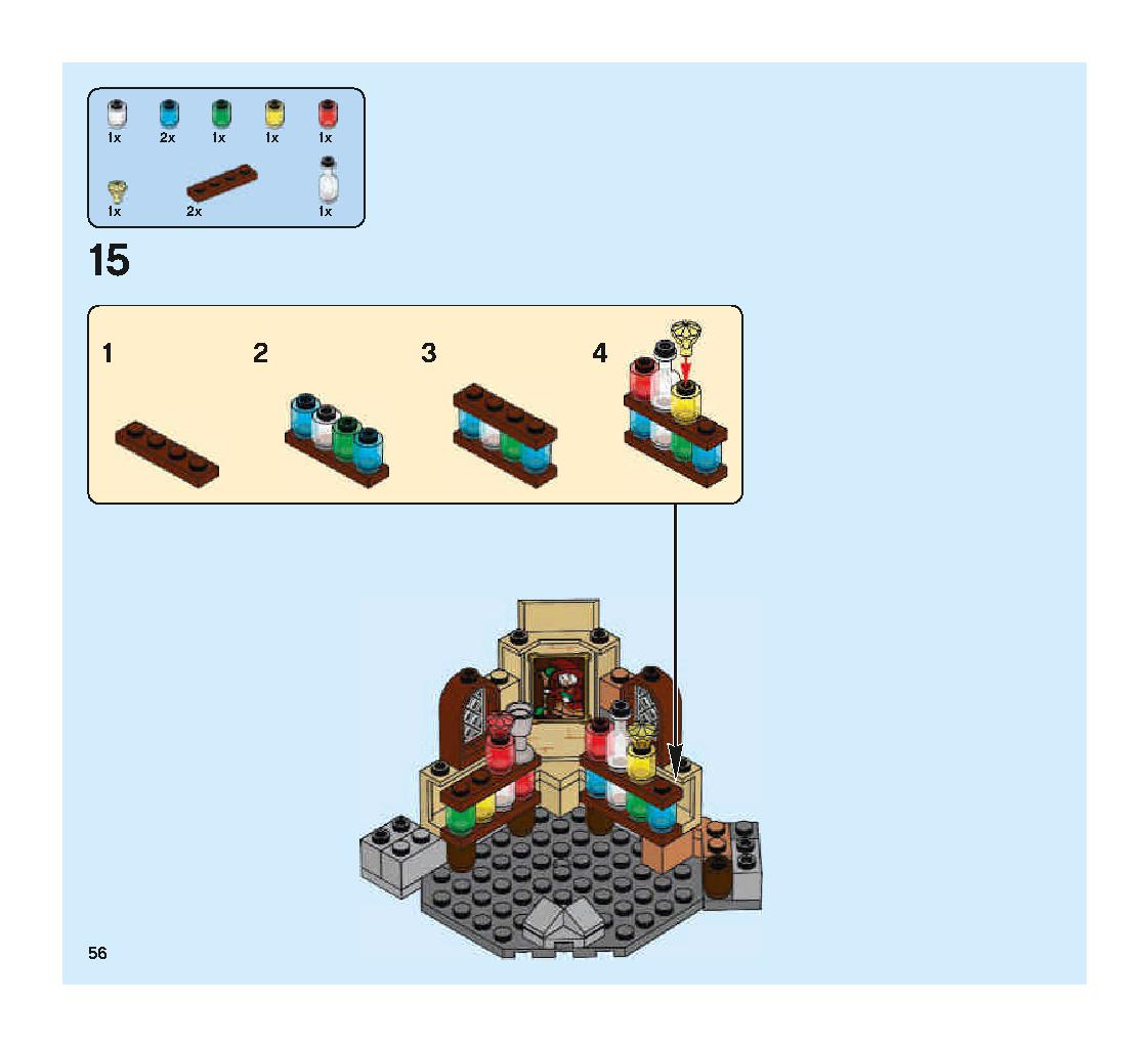 空飛ぶフォード・アングリア 75953 レゴの商品情報 レゴの説明書・組立方法 56 page