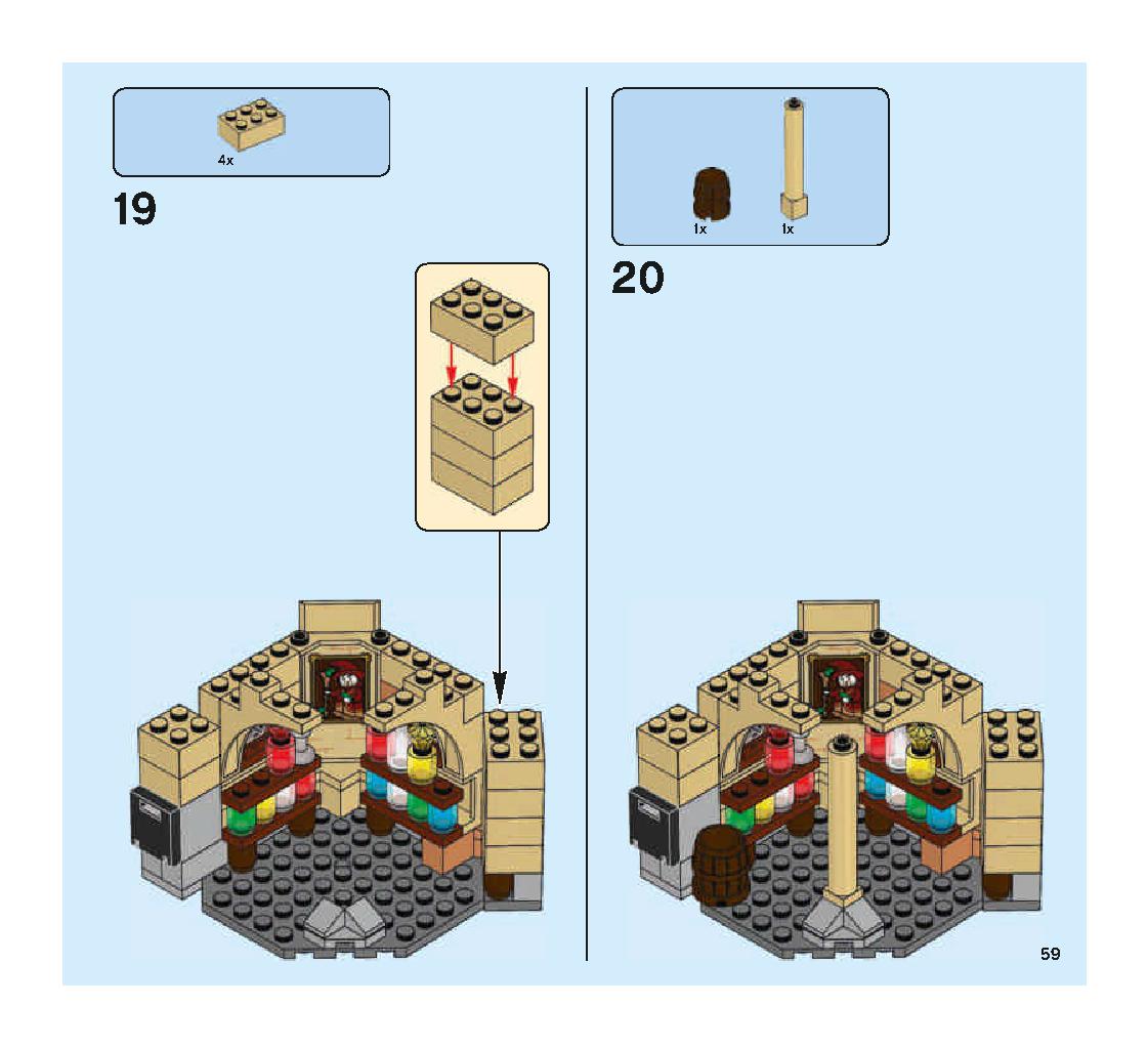 空飛ぶフォード・アングリア 75953 レゴの商品情報 レゴの説明書・組立方法 59 page