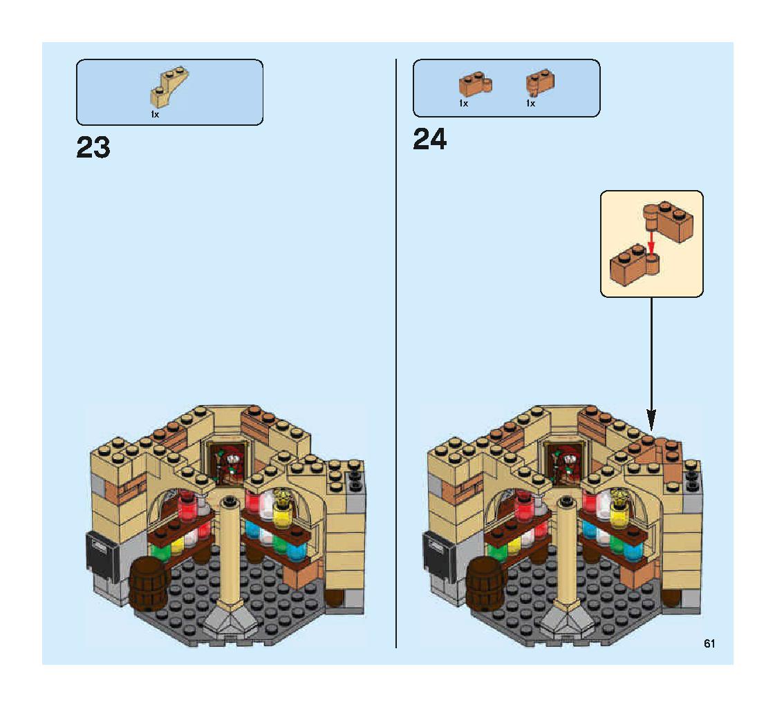 空飛ぶフォード・アングリア 75953 レゴの商品情報 レゴの説明書・組立方法 61 page