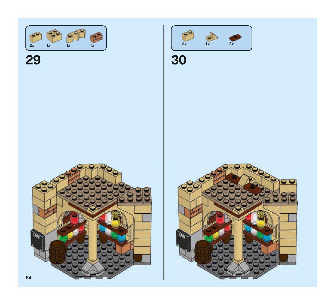 空飛ぶフォード・アングリア 75953 レゴの商品情報 レゴの説明書・組立方法 64 page